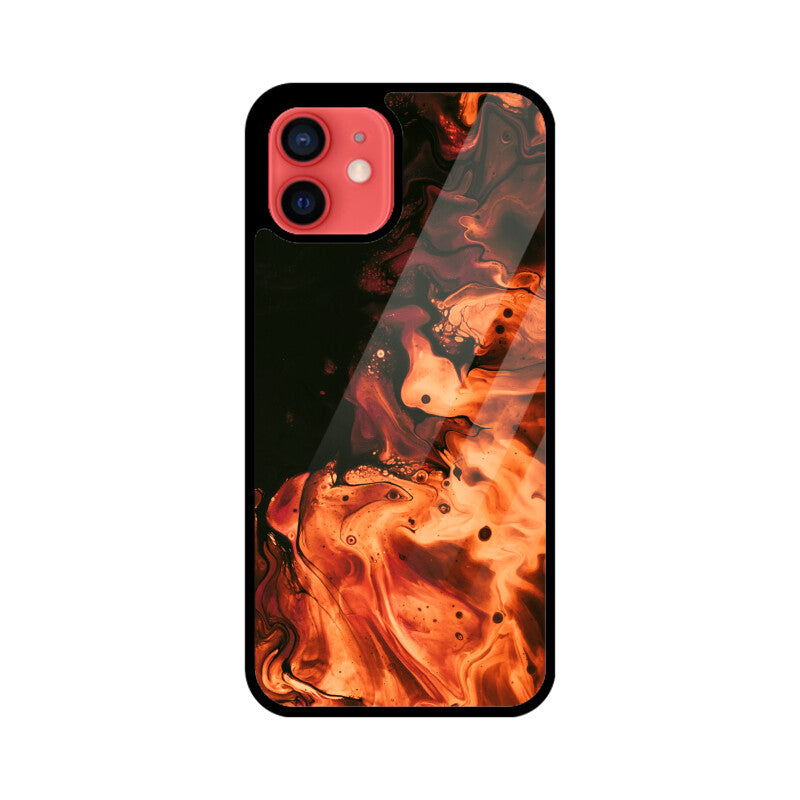 Strokes of Fire | Glass iPhone Case