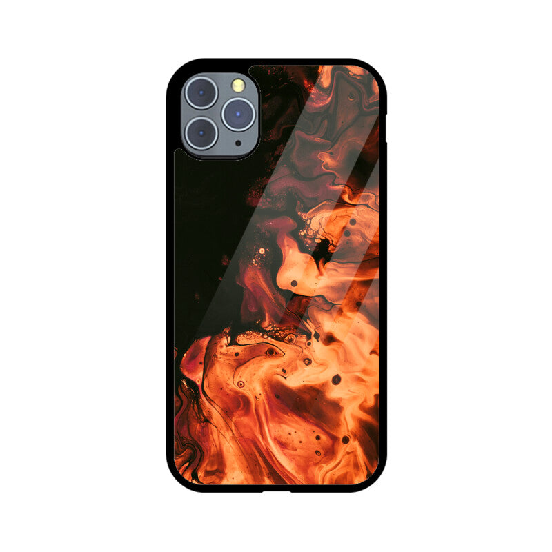 Strokes of Fire | Glass iPhone Case