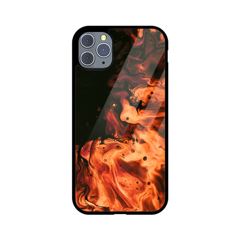 Strokes of Fire | Glass iPhone Case