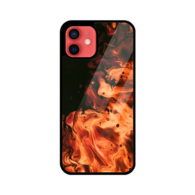 Strokes of Fire | Glass iPhone Case