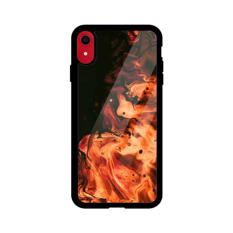 Strokes of Fire | Glass iPhone Case