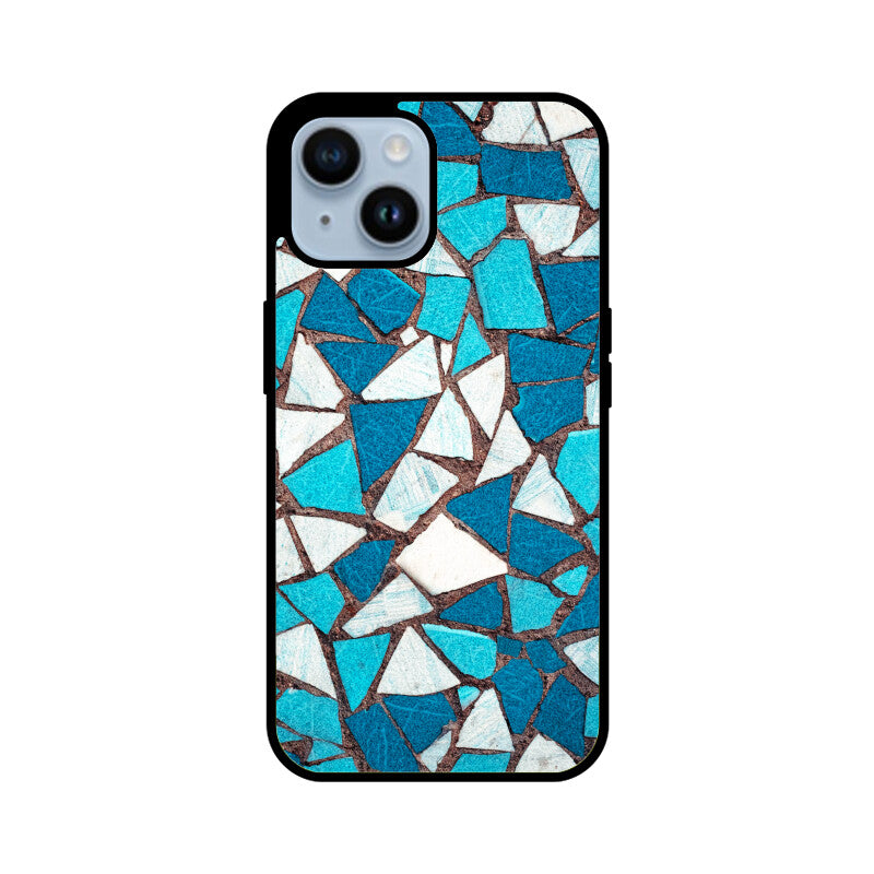Aqua Mosaic | Glass iPhone Case