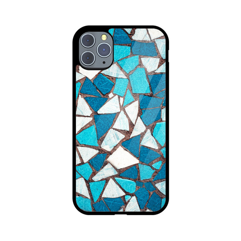 Aqua Mosaic | Glass iPhone Case