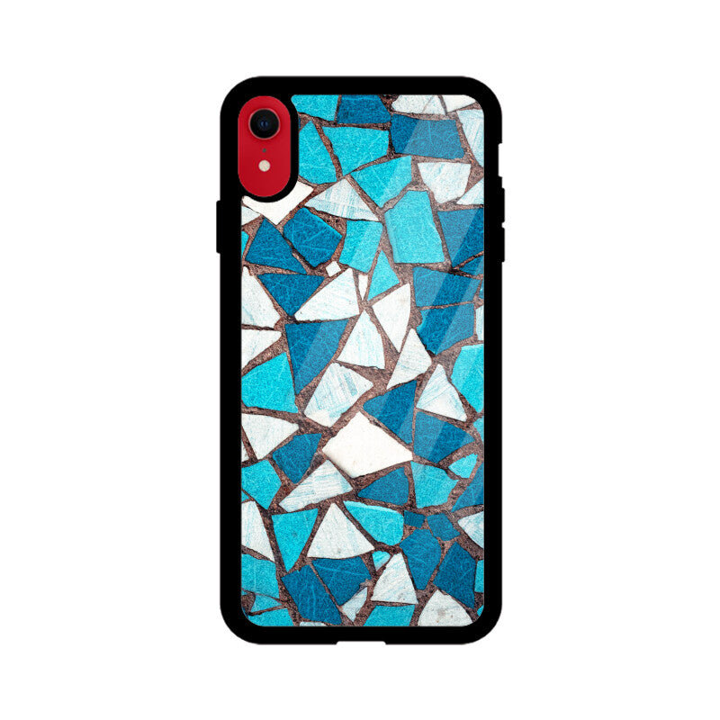 Aqua Mosaic | Glass iPhone Case