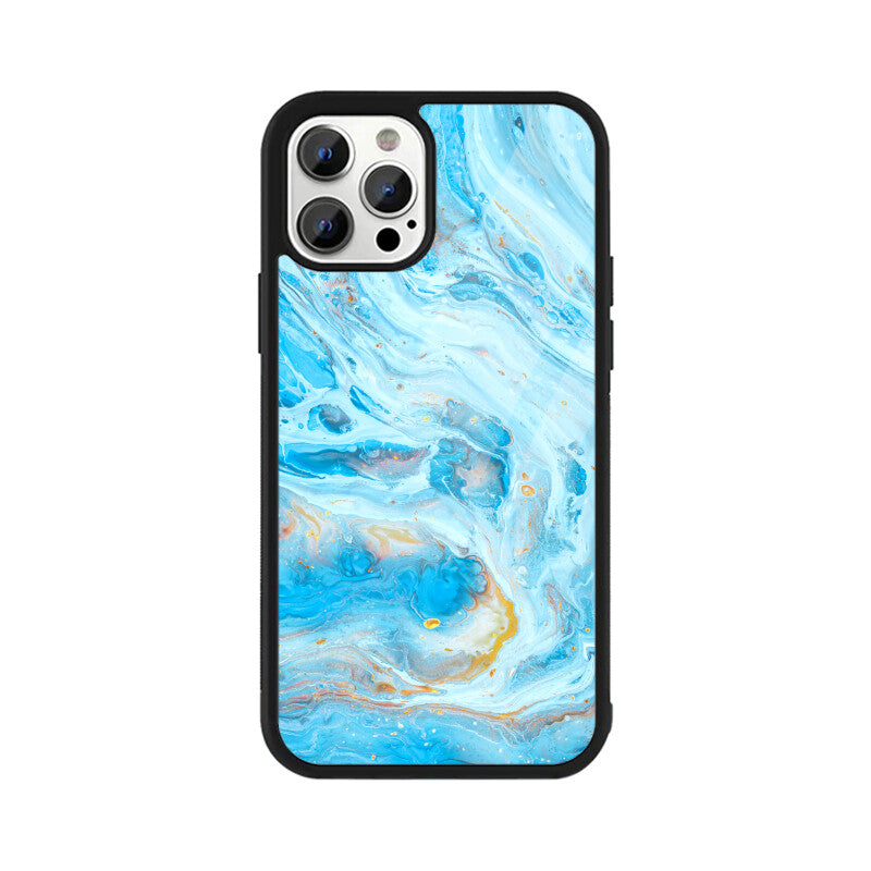 Azure Drift | Glass iPhone Case