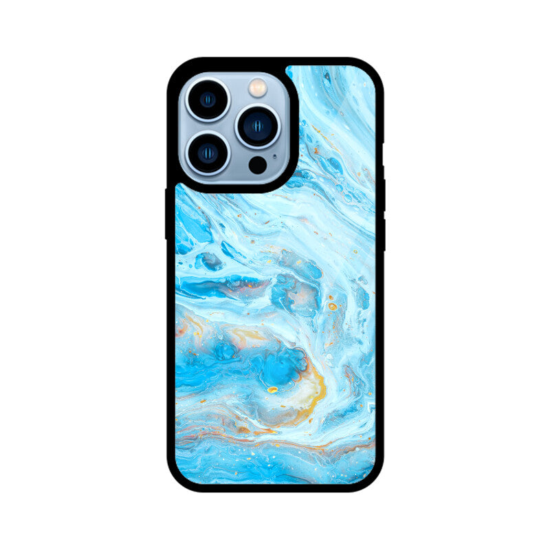 Azure Drift | Glass iPhone Case