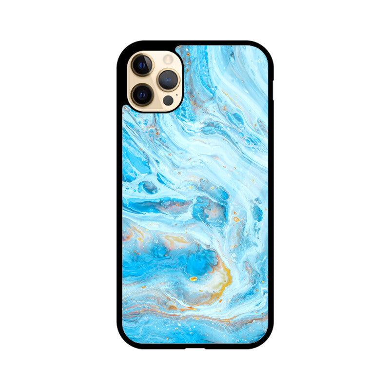 Azure Drift | Glass iPhone Case