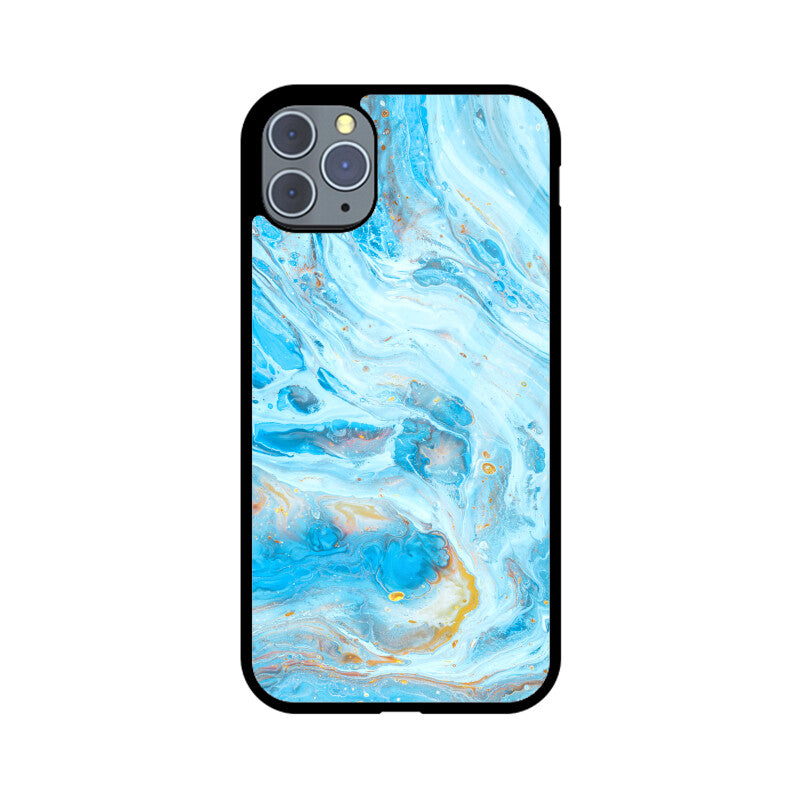 Azure Drift | Glass iPhone Case