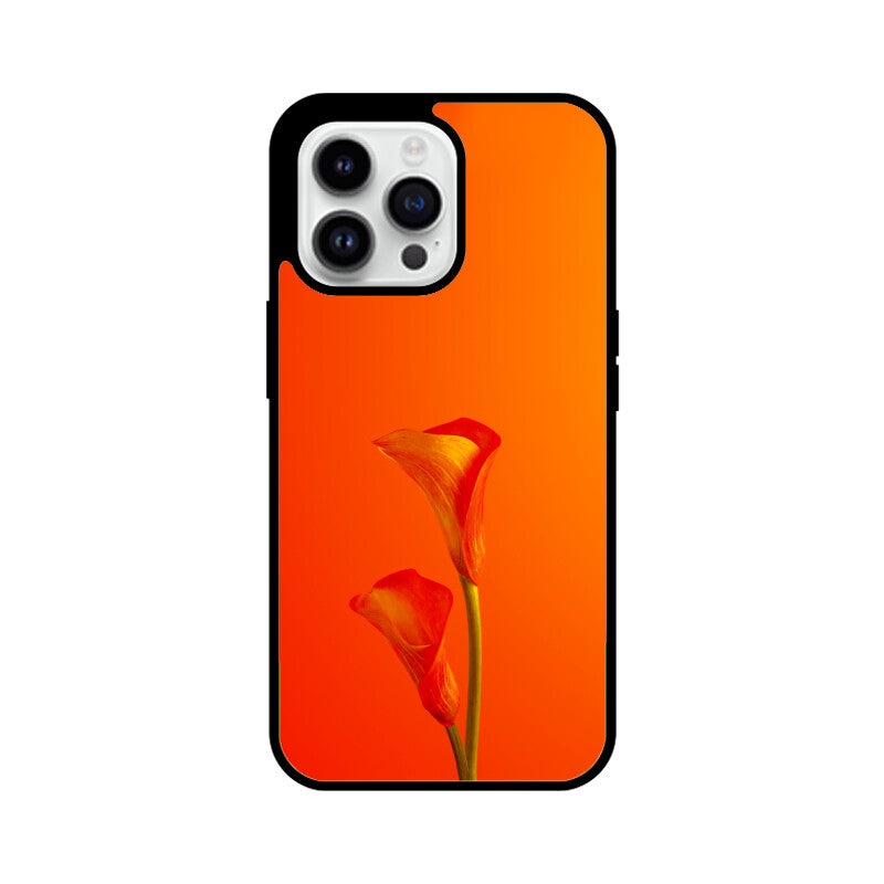 Fiery Flora | Glass iPhone Case
