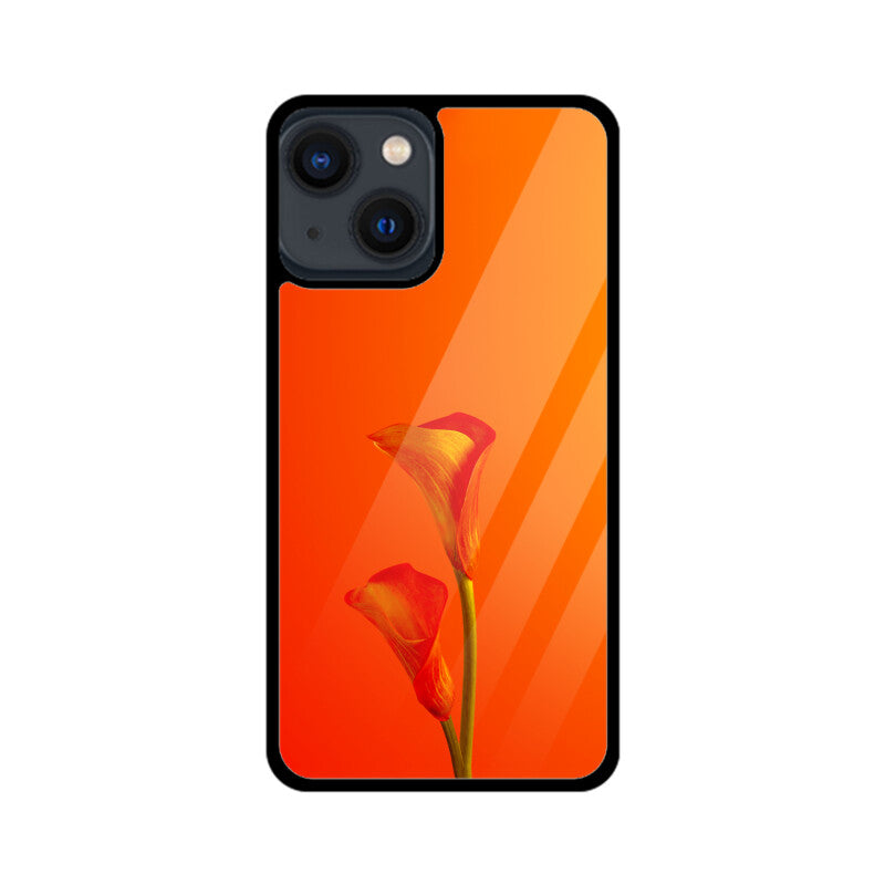 Fiery Flora | Glass iPhone Case