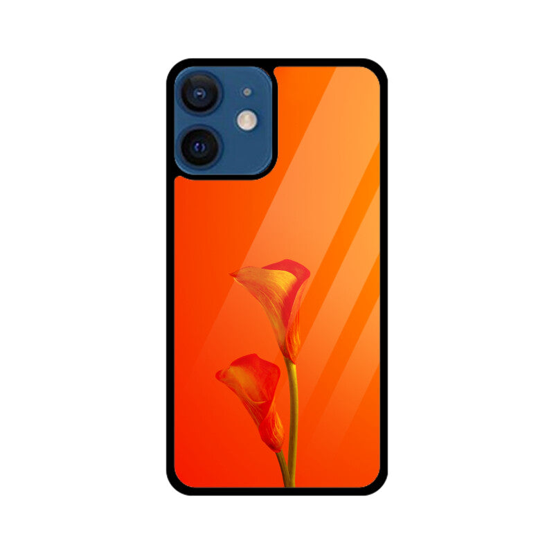 Fiery Flora | Glass iPhone Case