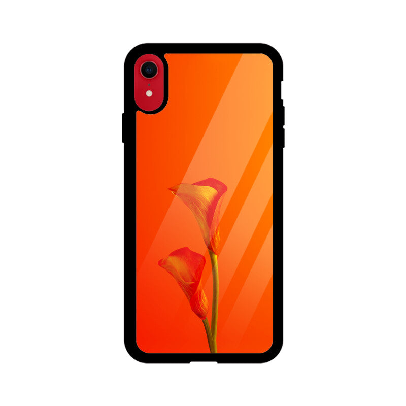 Fiery Flora | Glass iPhone Case
