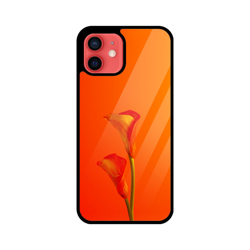 Fiery Flora | Glass iPhone Case