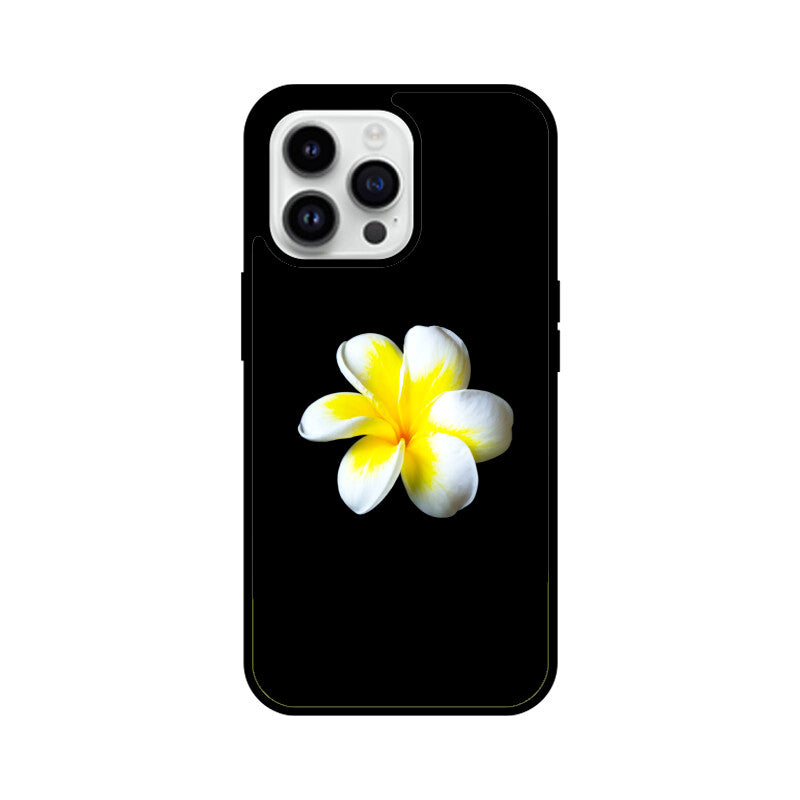 Frangipani Solitude | Glass iPhone Case