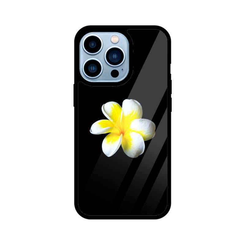 Frangipani Solitude | Glass iPhone Case