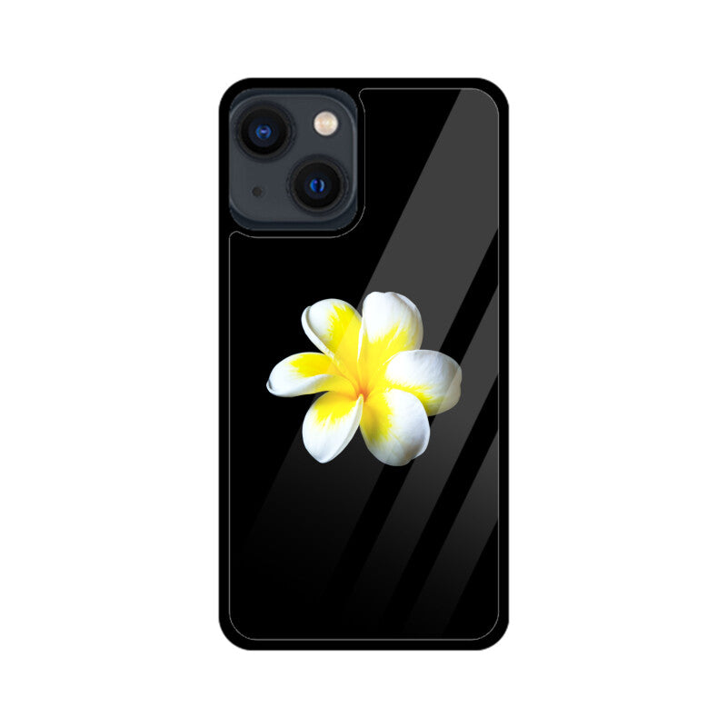 Frangipani Solitude | Glass iPhone Case