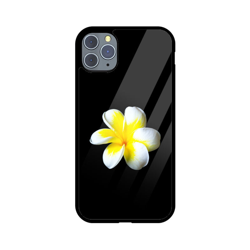 Frangipani Solitude | Glass iPhone Case