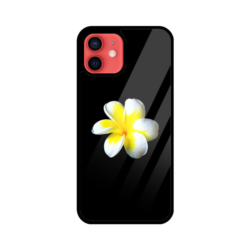 Frangipani Solitude | Glass iPhone Case