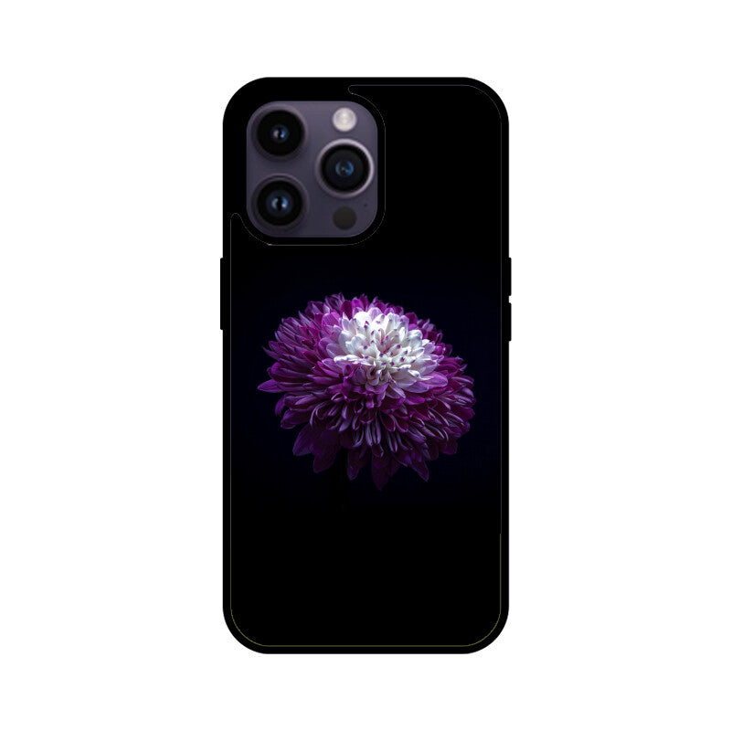 Chrysanthemum Twilight | Glass iPhone Case