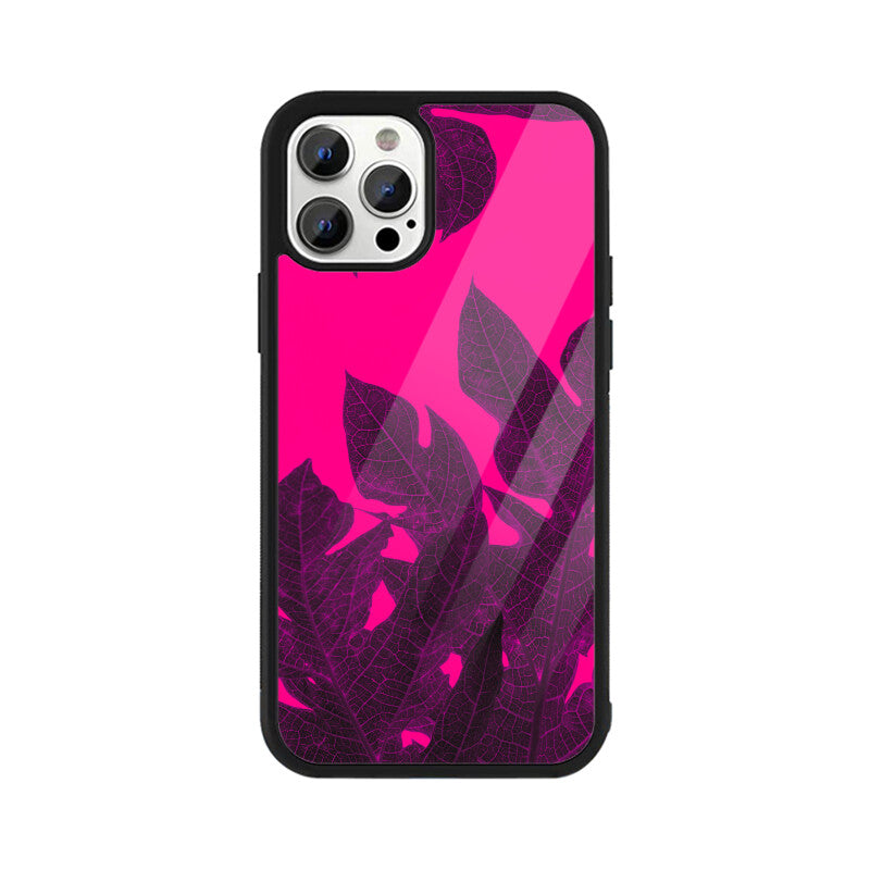 Pink Verdure | Glass iPhone Case