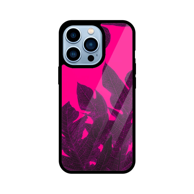 Pink Verdure | Glass iPhone Case