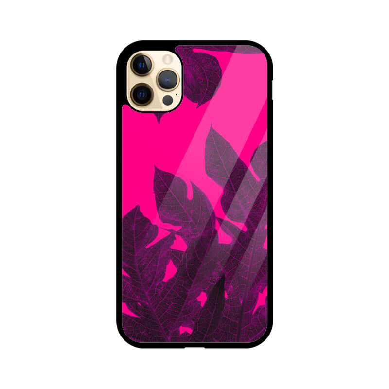 Pink Verdure | Glass iPhone Case