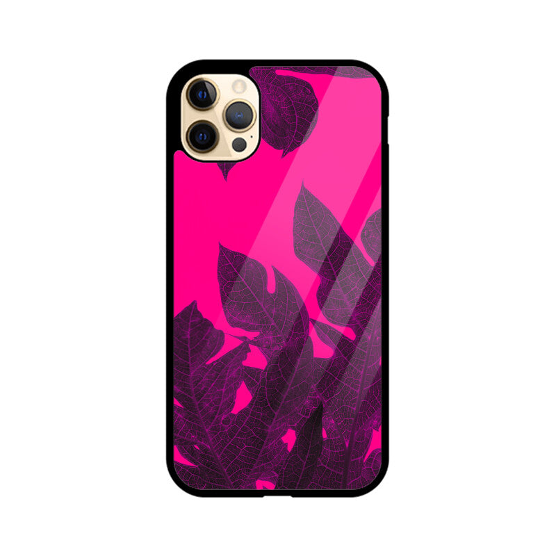 Pink Verdure | Glass iPhone Case