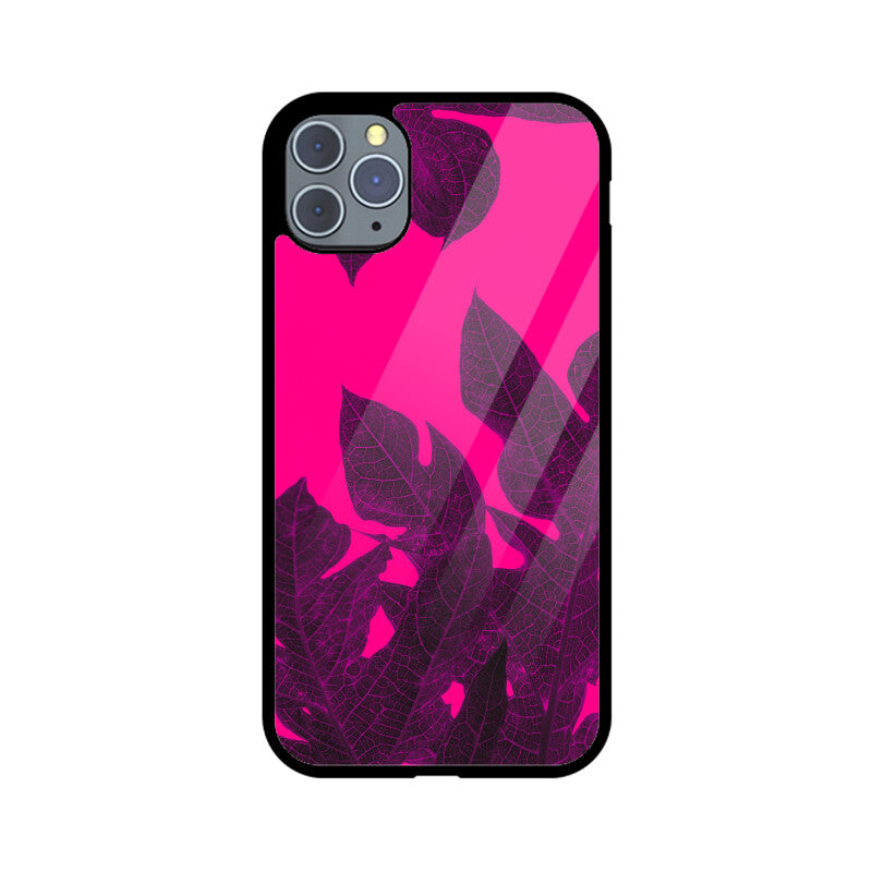 Pink Verdure | Glass iPhone Case