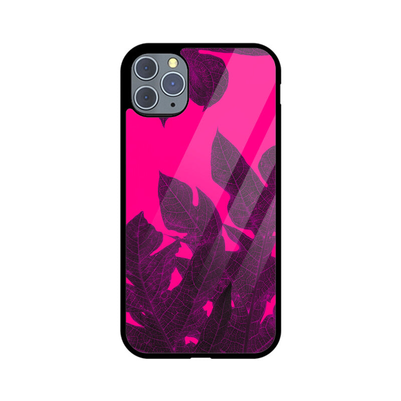 Pink Verdure | Glass iPhone Case
