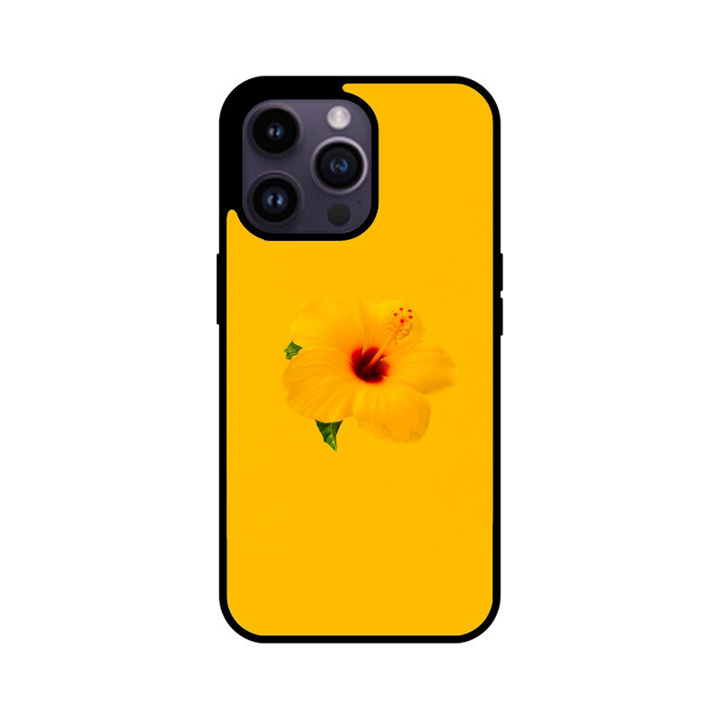 Hibiscus Radiance | Glass iPhone Case