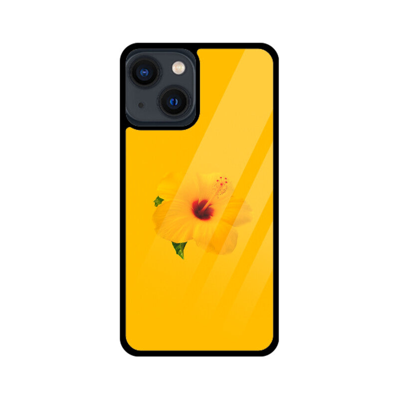 Hibiscus Radiance | Glass iPhone Case