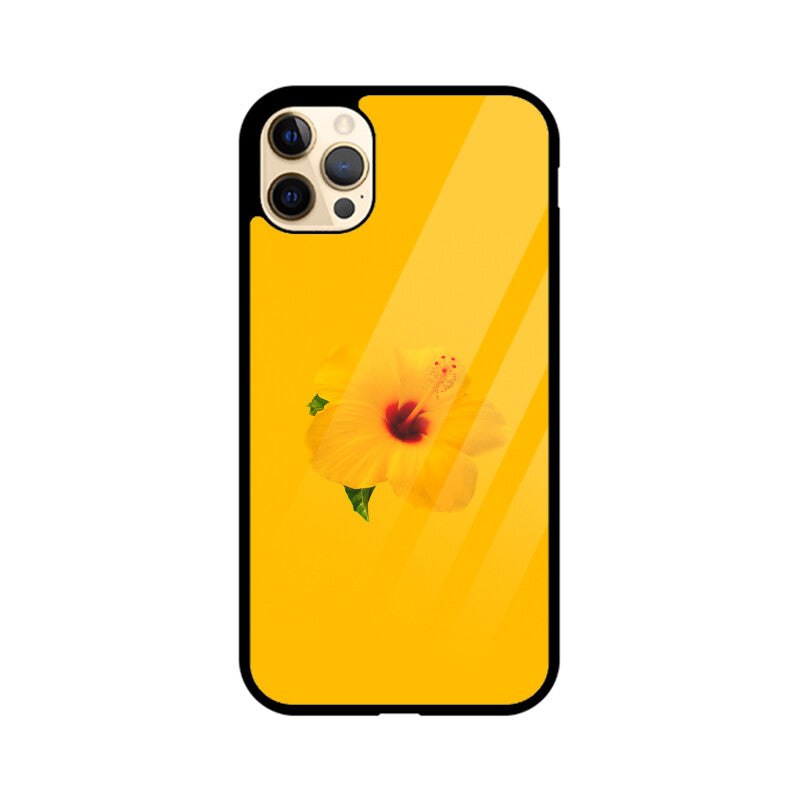 Hibiscus Radiance | Glass iPhone Case