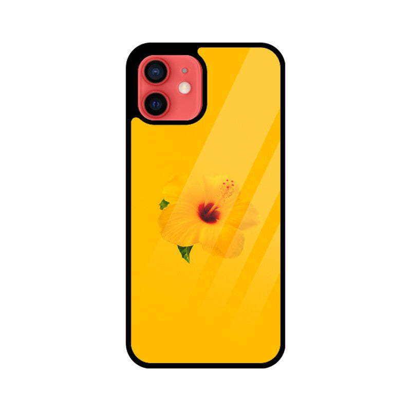 Hibiscus Radiance | Glass iPhone Case