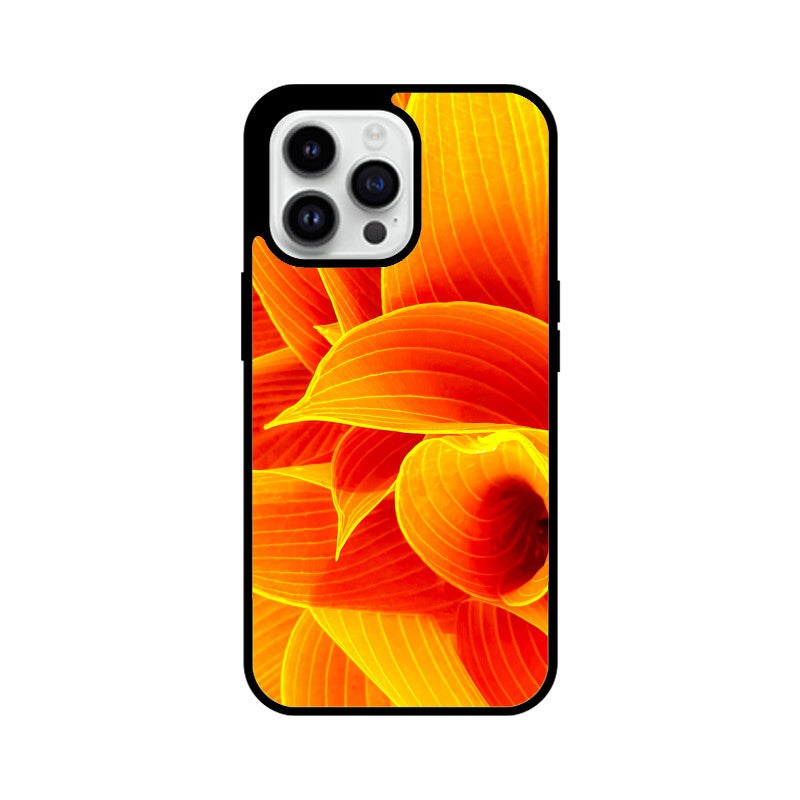 Fiery Folds | Glass iPhone Case