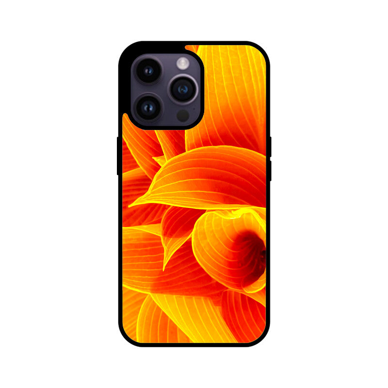 Fiery Folds | Glass iPhone Case