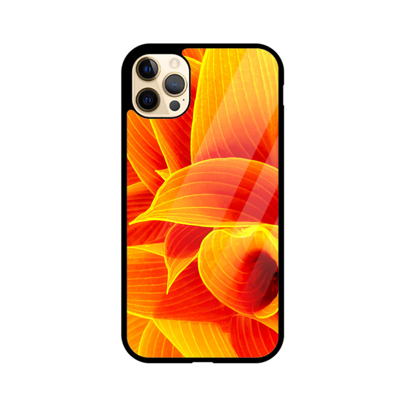 Fiery Folds | Glass iPhone Case