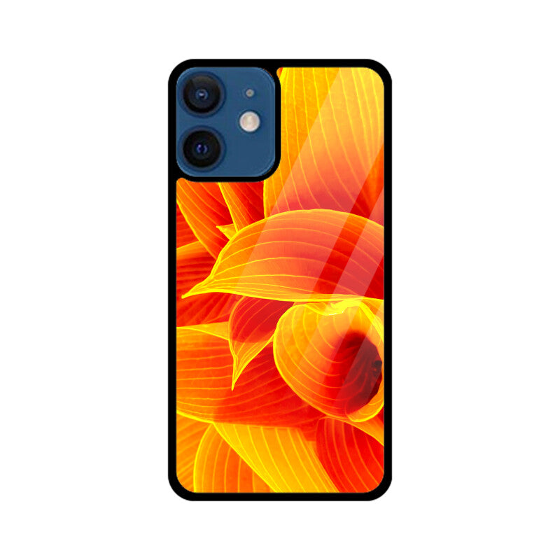 Fiery Folds | Glass iPhone Case