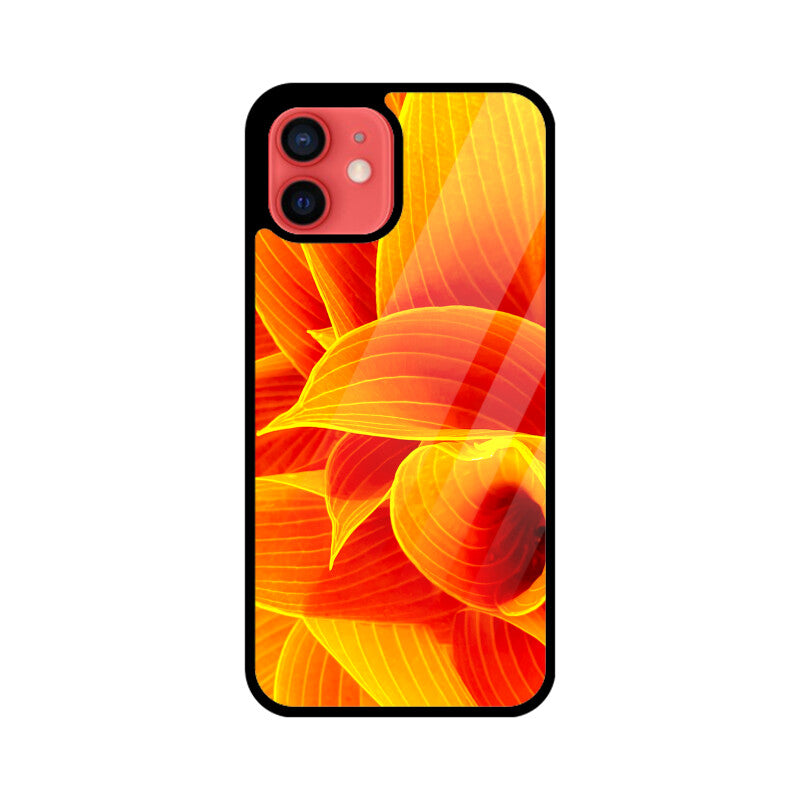 Fiery Folds | Glass iPhone Case