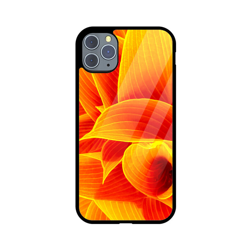 Fiery Folds | Glass iPhone Case