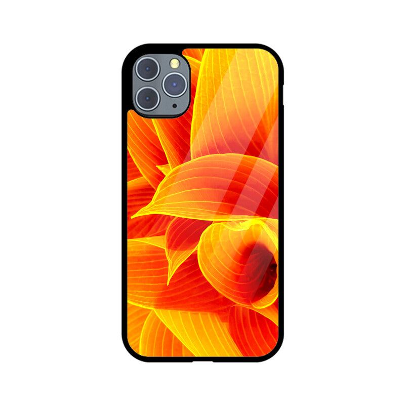 Fiery Folds | Glass iPhone Case
