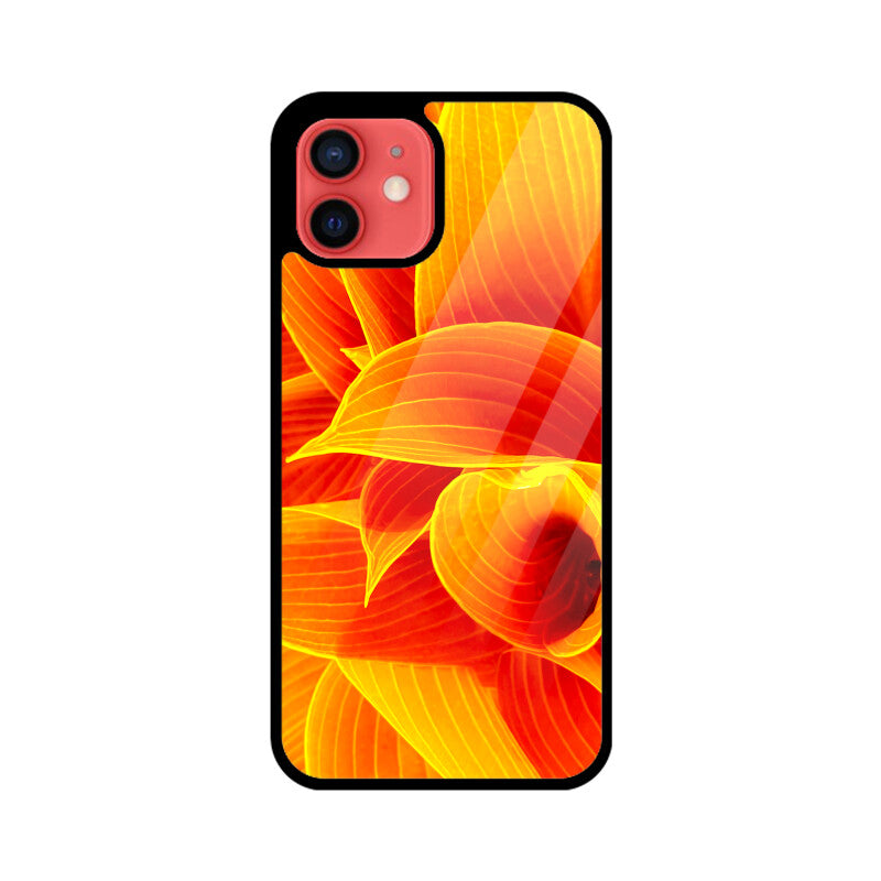 Fiery Folds | Glass iPhone Case