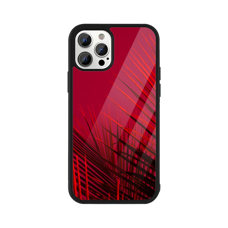 Crimson Canopy | Glass iPhone Case