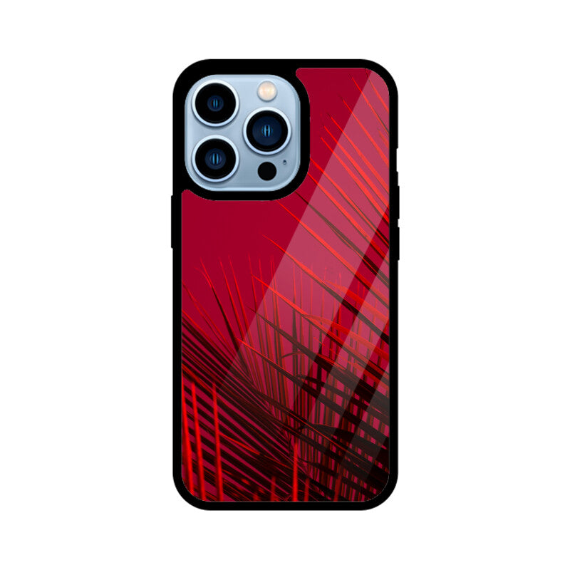 Crimson Canopy | Glass iPhone Case
