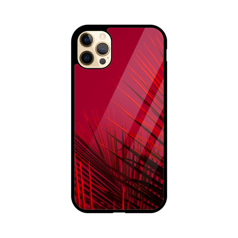Crimson Canopy | Glass iPhone Case