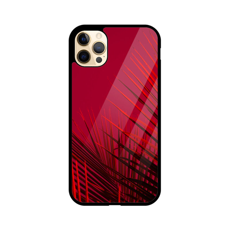 Crimson Canopy | Glass iPhone Case