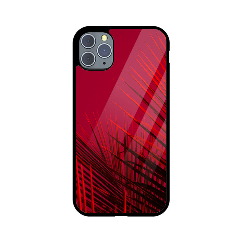 Crimson Canopy | Glass iPhone Case