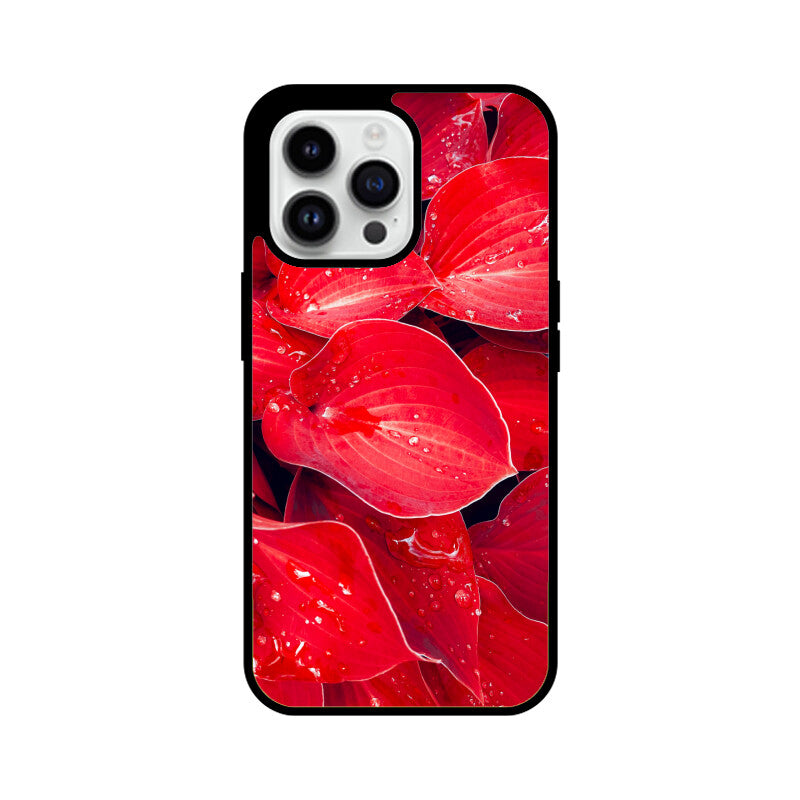 Crimson Dew | Glass iPhone Case