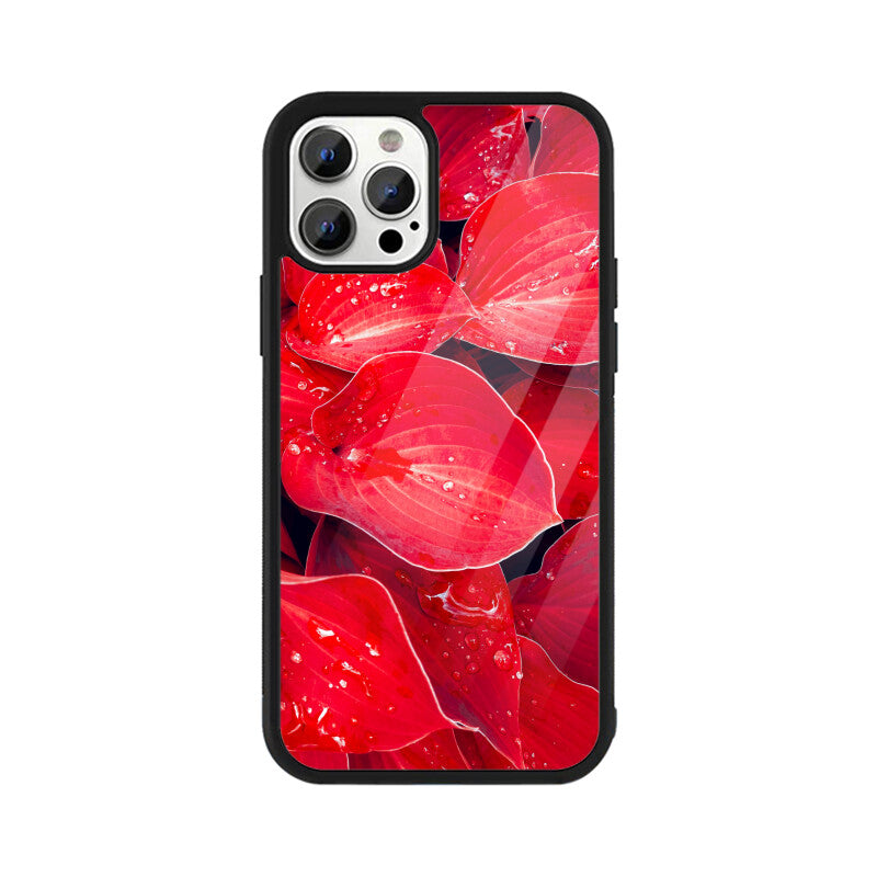 Crimson Dew | Glass iPhone Case