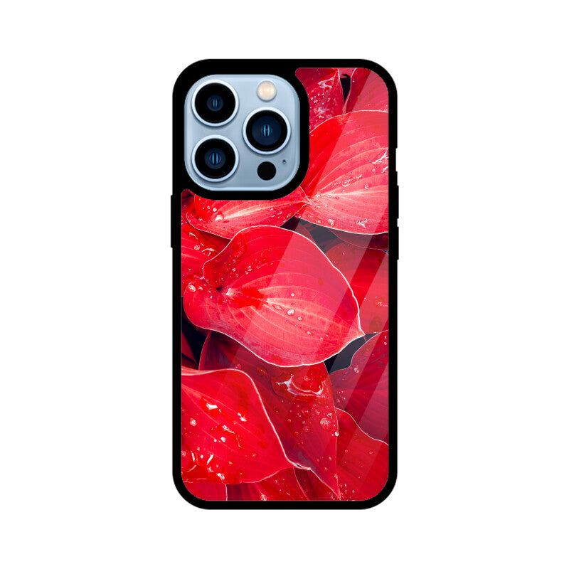 Crimson Dew | Glass iPhone Case
