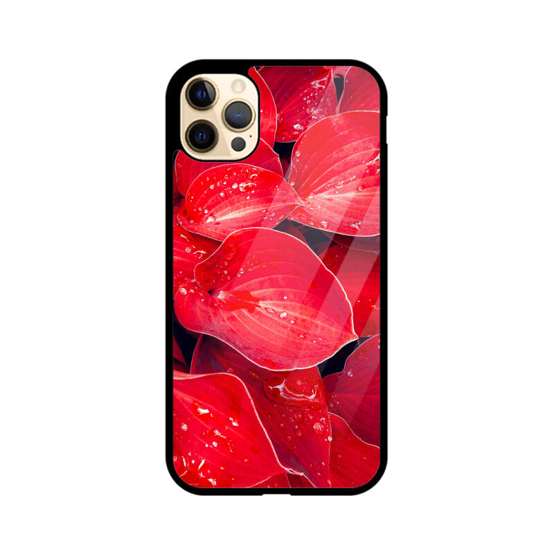 Crimson Dew | Glass iPhone Case
